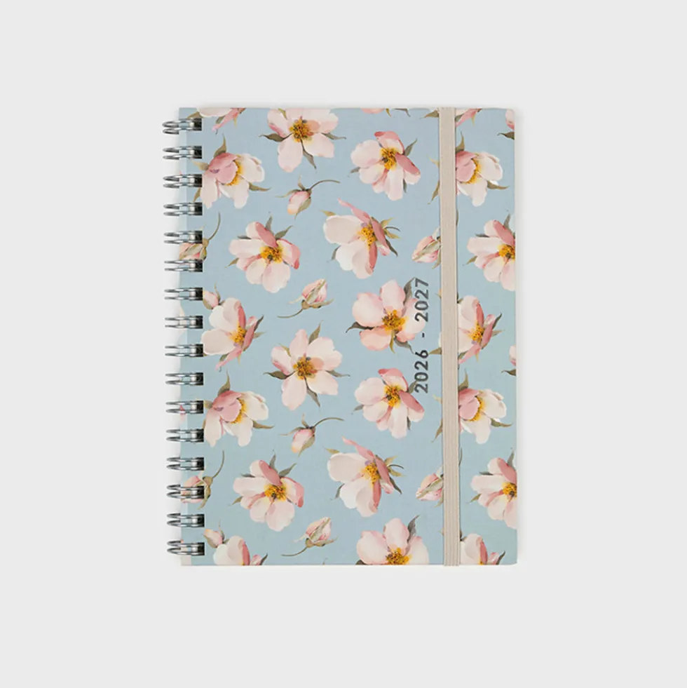 Agenda académica A5 2026-27 - Blue Magnolia