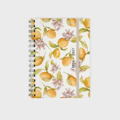 Agenda académica A5 2026-27 - Lemon Blossom
