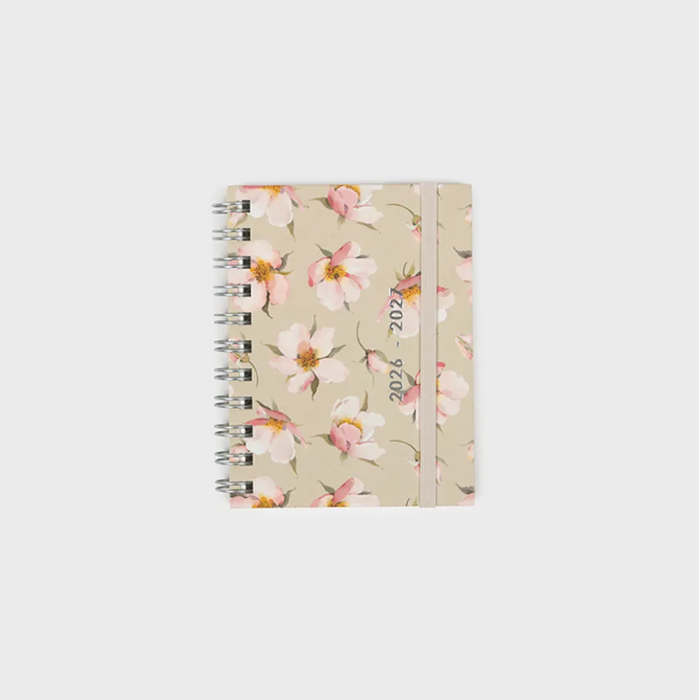 Agenda académica A6 2026-27 - Soft Magnolia