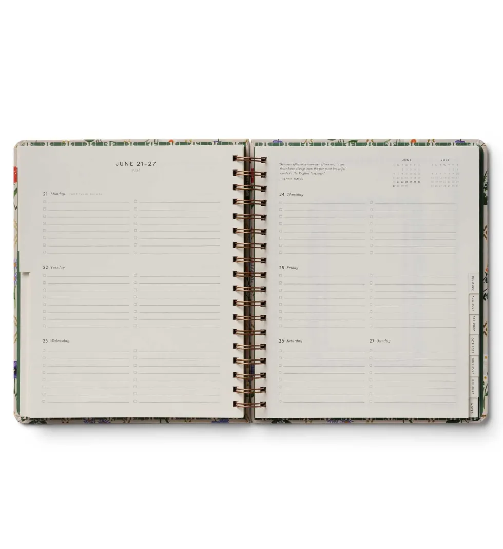 Agenda Académica 2026-2027 17 meses - Garden Study - Rifle Paper Co