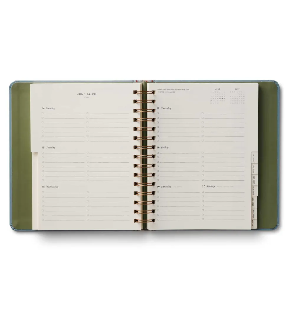 Agenda Académica 2026-2027 17 meses - Paisley - Rifle Paper Co