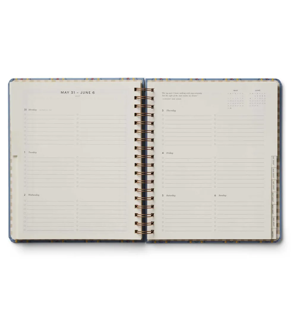 Agenda Académica 2026-2027 17 meses - Schoolhouse - Rifle Paper Co
