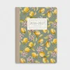 Agenda Mensual 2026-27 Castellano - 16 meses - Lemon Garden