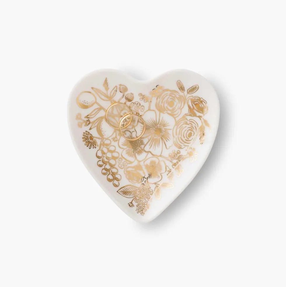 Bandejita anillero porcelana Colette Heart - Rifle Paper Co.
