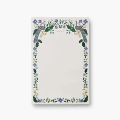 Bloc de notas grande Peacock de Rifle Paper Co.