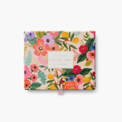 Caja con 8 tarjetas postales agradecimiento Garden Party - Rifle Paper