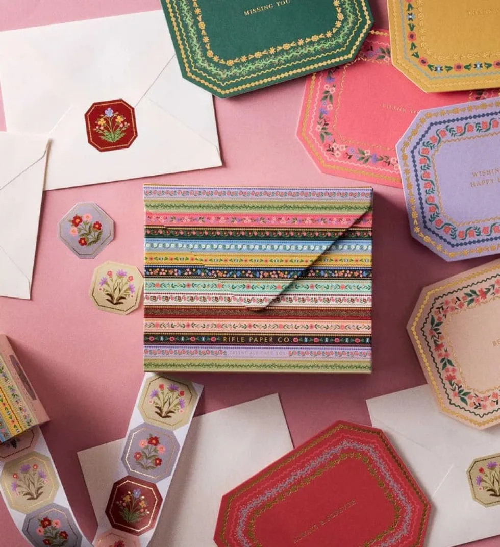 Caja con 15 tarjetas postales - Gemma - Rifle Paper