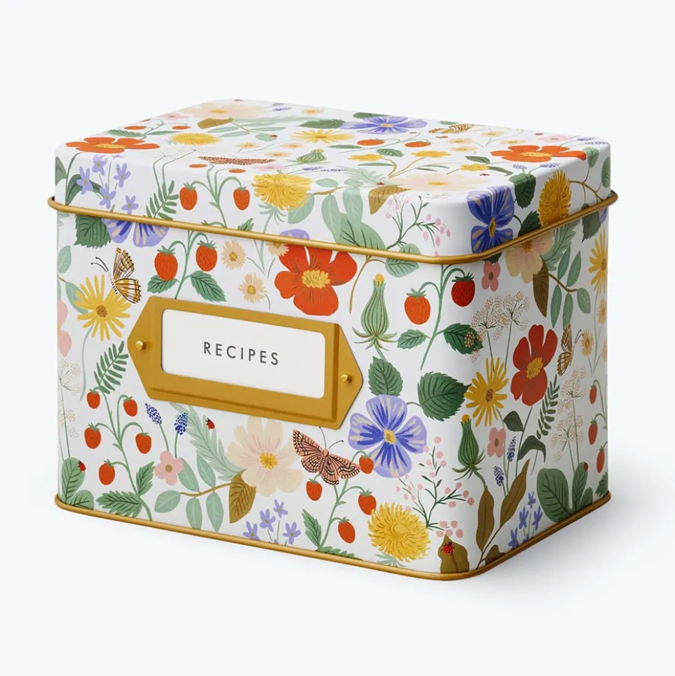 Caja de recetas Strawberry Fields Recipe Tin