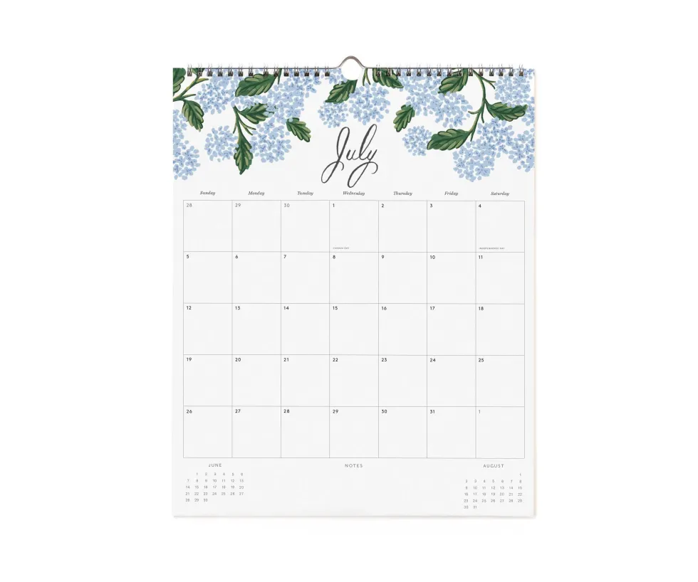 Calendario de pared 2026 - Dahlia - Rifle Paper