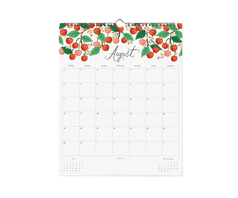 Calendario de pared 2026 - Dahlia - Rifle Paper