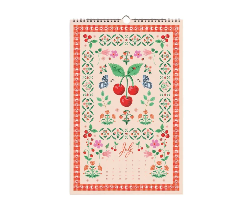 Calendario de pared 2026 - Flora - Rifle Paper