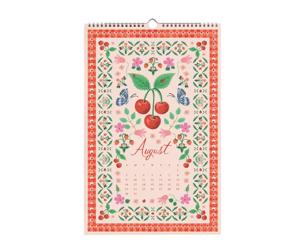 Calendario de pared 2026 - Flora - Rifle Paper