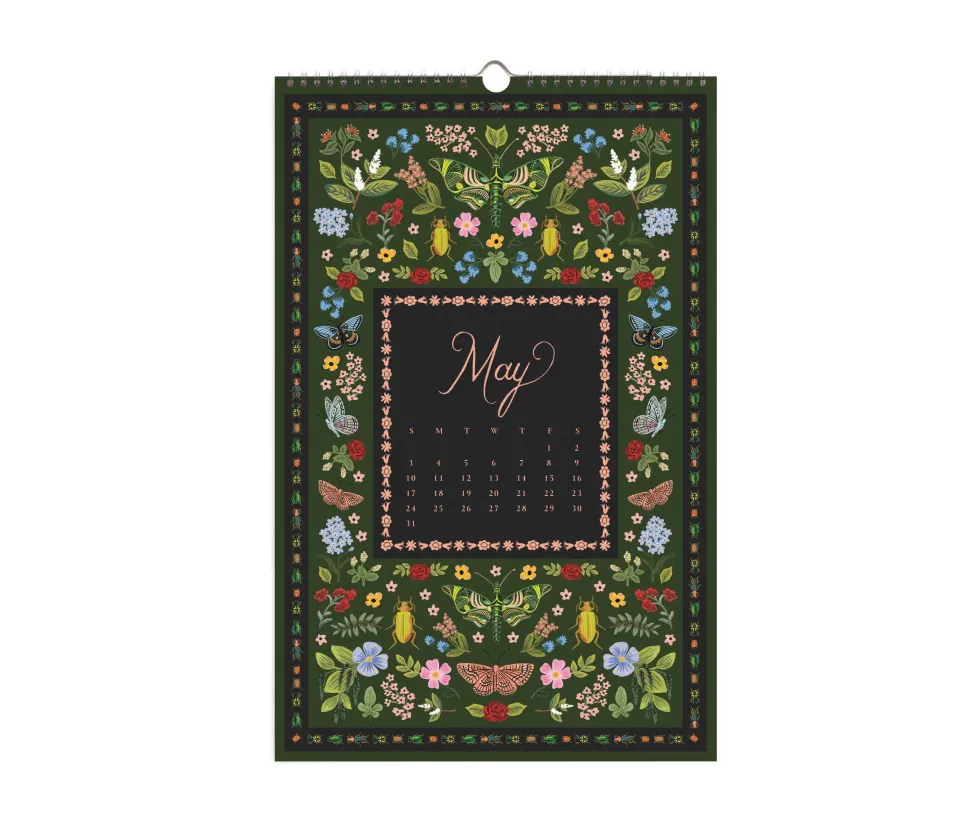 Calendario de pared 2026 - Flora - Rifle Paper