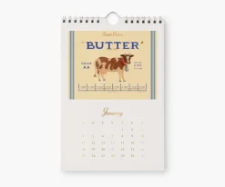 Calendario de pared 2026 - Granja - Rifle Paper