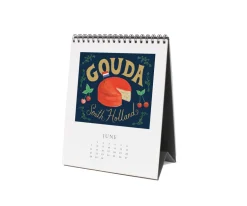 Calendario de sobremesa 2026 Cheese - Rifle Paper