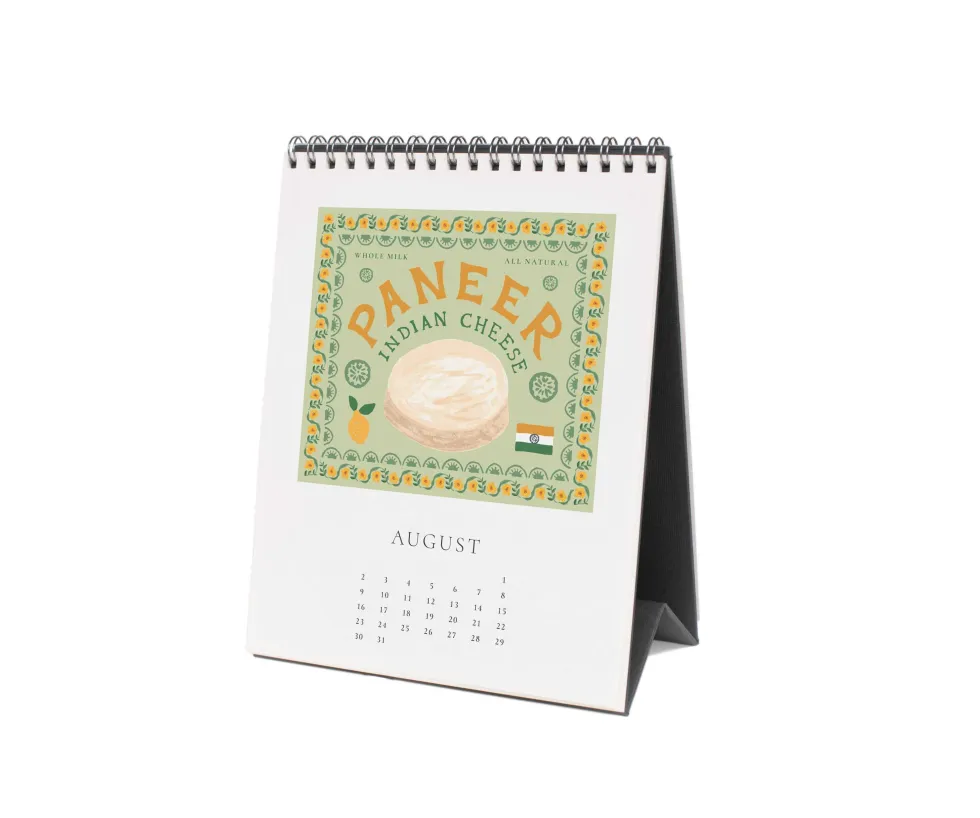 Calendario de sobremesa 2026 Cheese - Rifle Paper