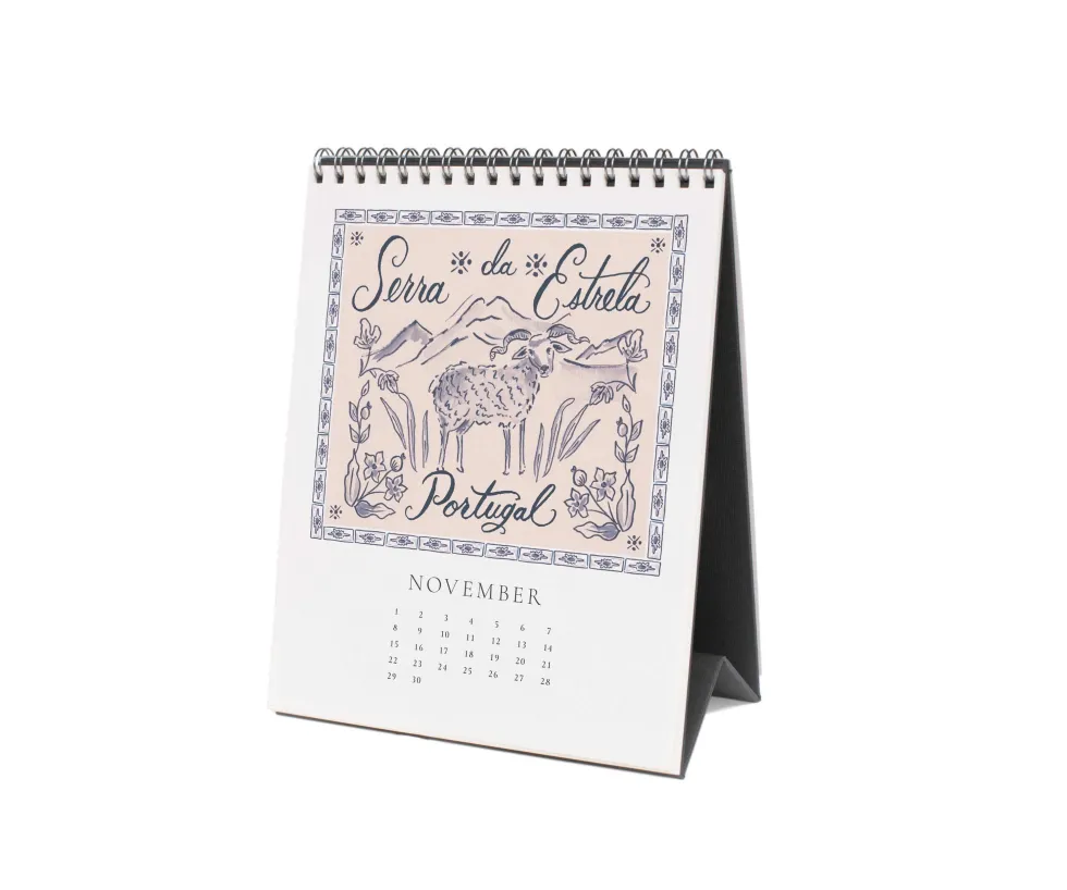 Calendario de sobremesa 2026 Cheese - Rifle Paper