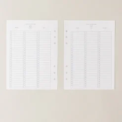 Calendario 2026-27 · Recambio agenda anillas