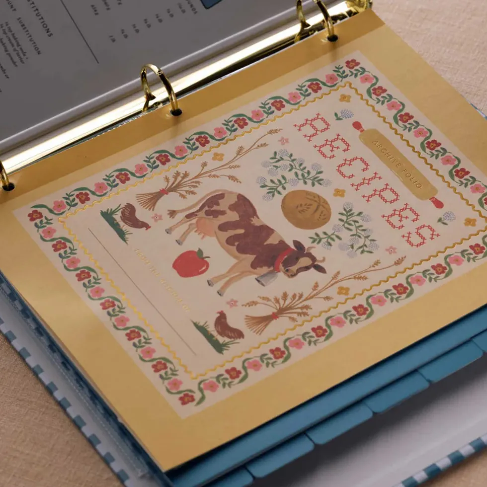 Carpeta anillas Recetario - Home Sweet Home - Rifle Paper Co.
