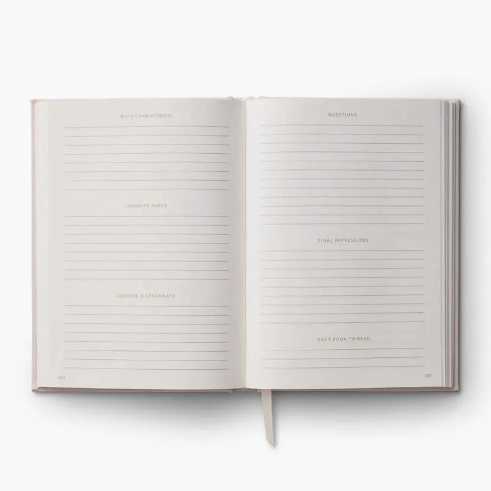 Diario de libros bordado Bookclub - Rifle Paper Co