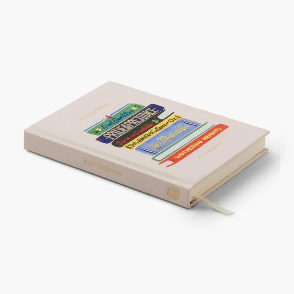 Diario de libros bordado Bookclub - Rifle Paper Co