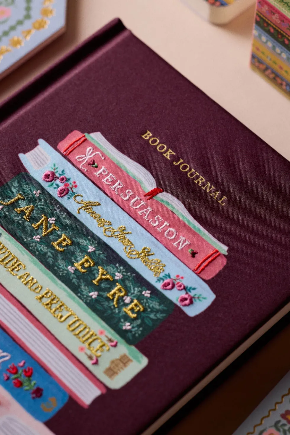 Diario de libros bordado Ladies Night Book Club - Rifle Paper Co