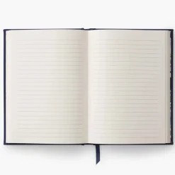 Diario personal encuadernado en tela bordada Peacock - Rifle Paper