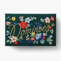Estuche con juego de Dominó Strawberry Fields - Rifle Paper Co.