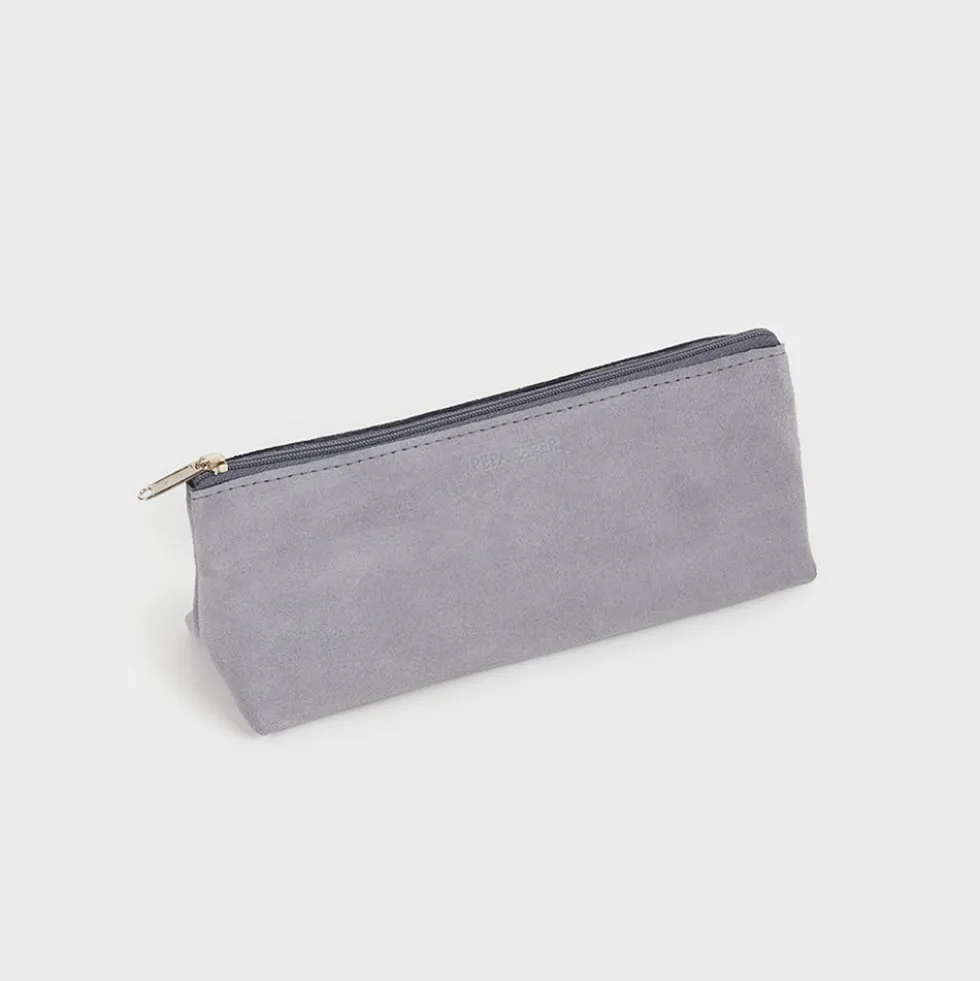 Estuche triangular ante
