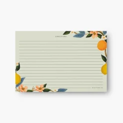 Fichas de Recetas Citrus Grove - Rifle Paper Co.