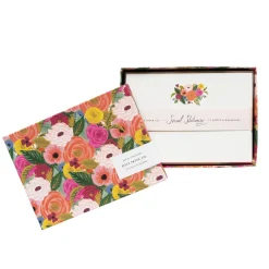 Juego de 12 Tarjetas y Sobres Juliet Rose