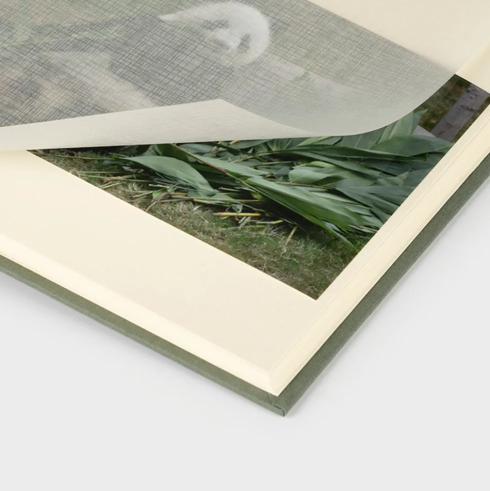 Álbum de fotos vertical interior ivory