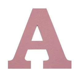 Letra 20CM Rosa vintage