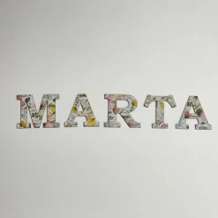 Letra y Número forrado 7 cm