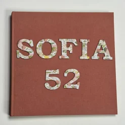 Letra y Número forrado 7 cm