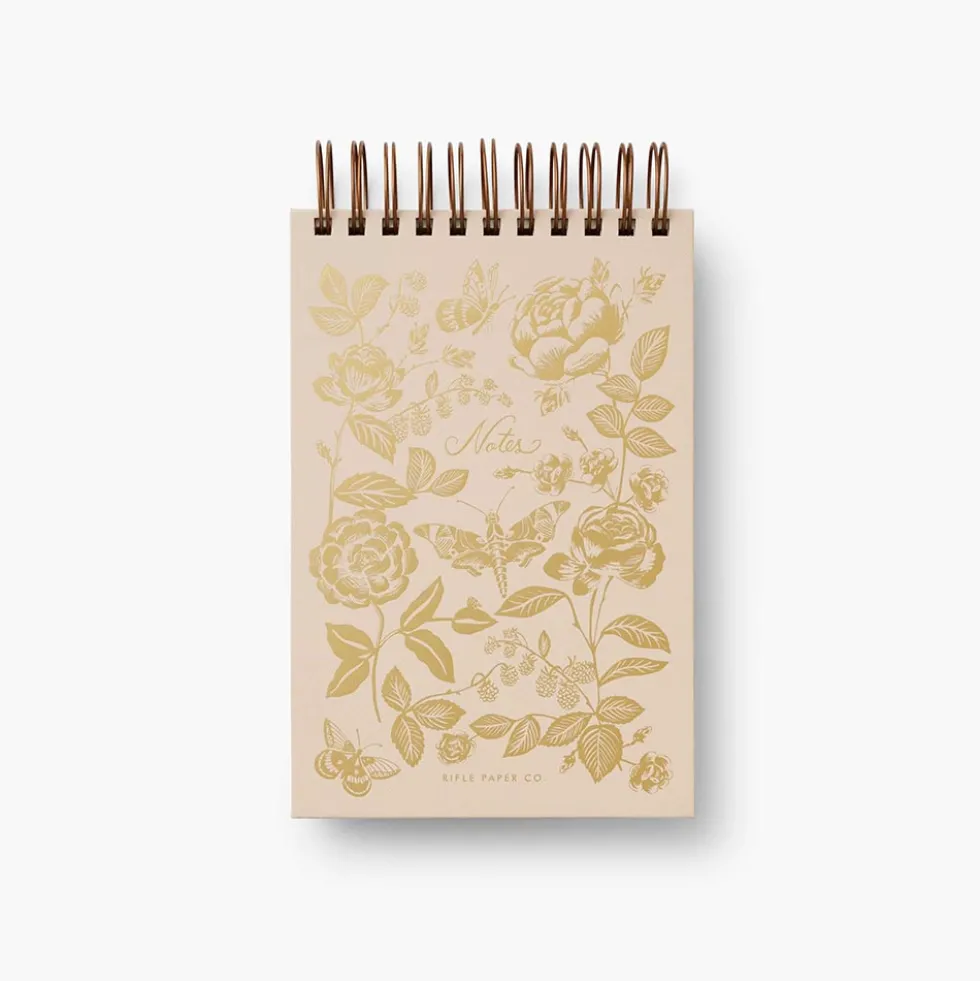 Libreta English Rose - Rifle Paper co. (Espiral Superior)