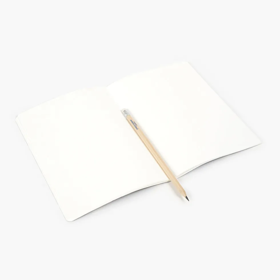 Libreta Grapada A5 36 hojas - Pressed Flowers Dark