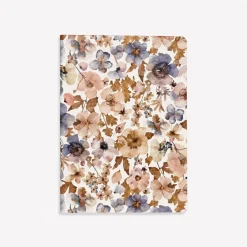 Libreta Grapada A5 36 hojas - Pressed Flowers Light