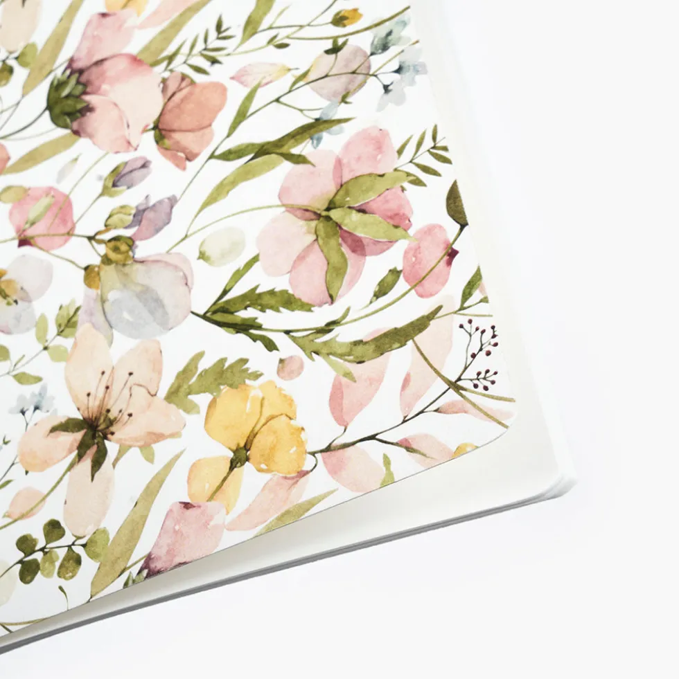 Libreta Grapada A5 36 hojas - Spring Flowers