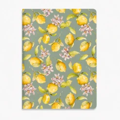 Libreta grapada 16hojas A4 Lemon Garden