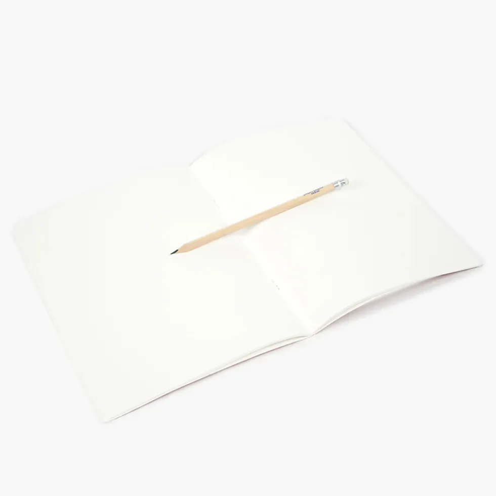 Libreta grapada 16hojas A4 Pressed Flowers Light