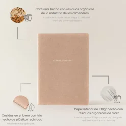 Libreta Orgánica A5 · Almond