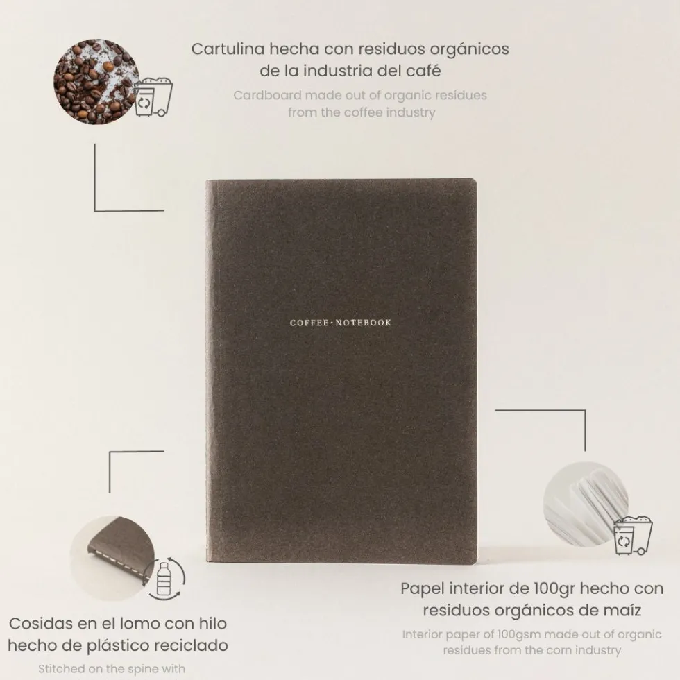 Libreta Orgánica A5 · Coffee
