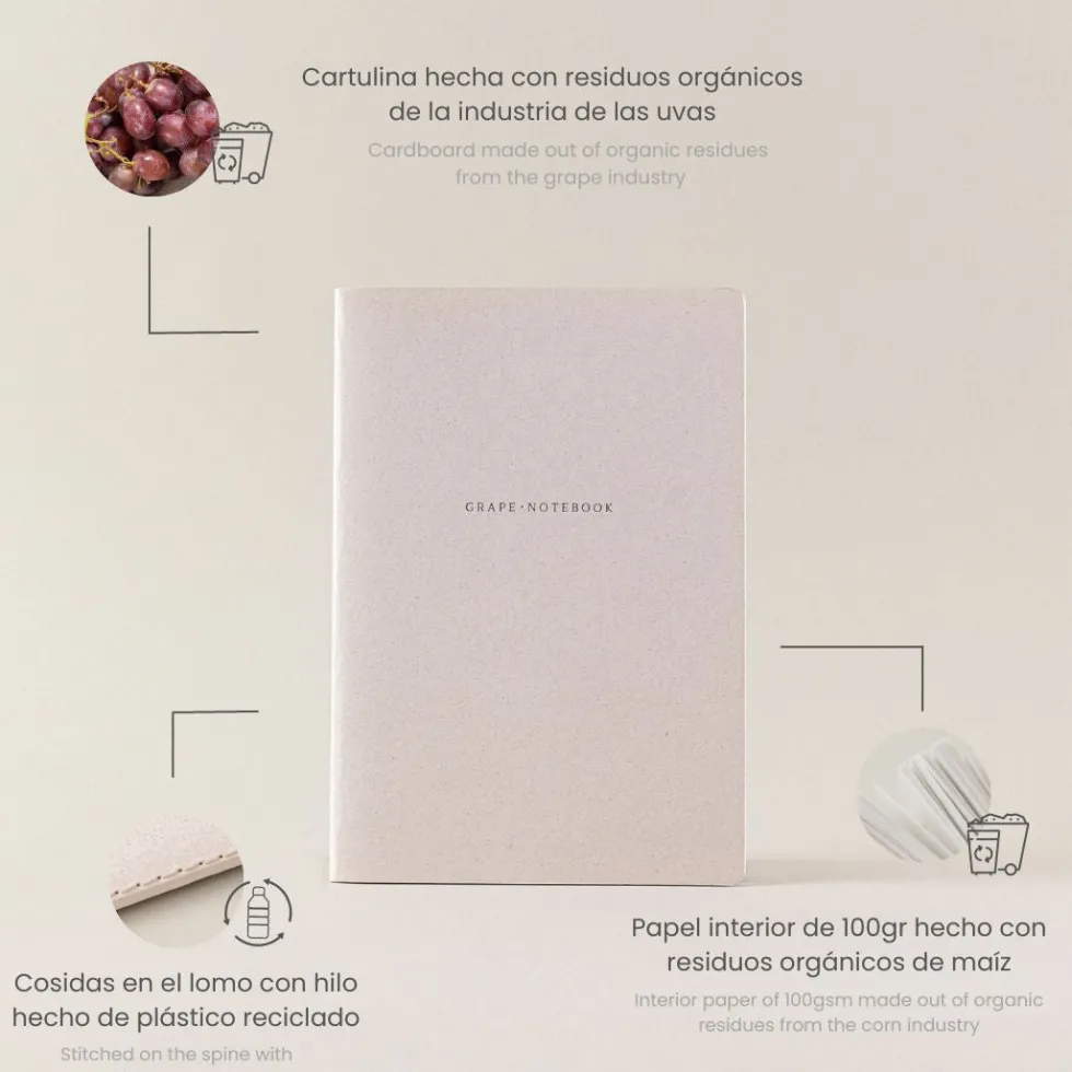 Libreta Orgánica A5 · Grape