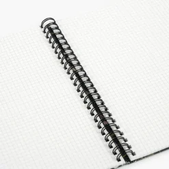 Libreta Wyro A6 Tapa Blanda Hojas Cuadrícula - Pressed Flowers Dark