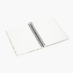 Libreta Wyro A6 Tapa Blanda Hojas Cuadrícula - Pressed Flowers Light
