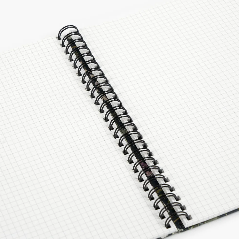 Libreta Wyro A5 Tapa Blanda Hojas Cuadrícula - Wild Flowers