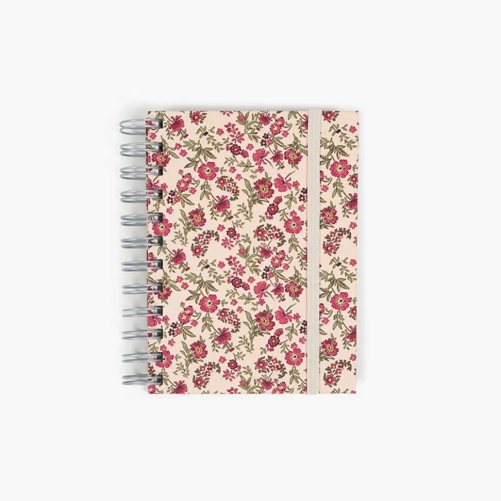 Libreta Wyro A6 Tapa Dura Hojas Lisas Floral Roses