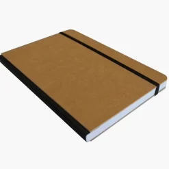 Libro blanco A5 con goma