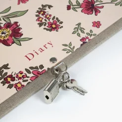 Libro diario candado Floral Roses